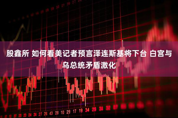 股鑫所 如何看美记者预言泽连斯基将下台 白宫与乌总统矛盾激化